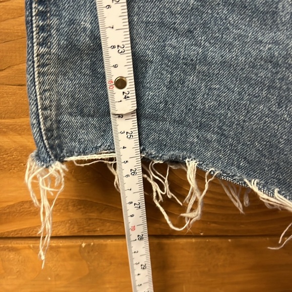 Citizens of Humanity Premium Vintage Women Jeans Blue Wash 33 frayed hem stretch - Picture 7 of 10